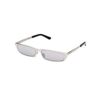 Silver rectangular sunglasses, Tom Ford